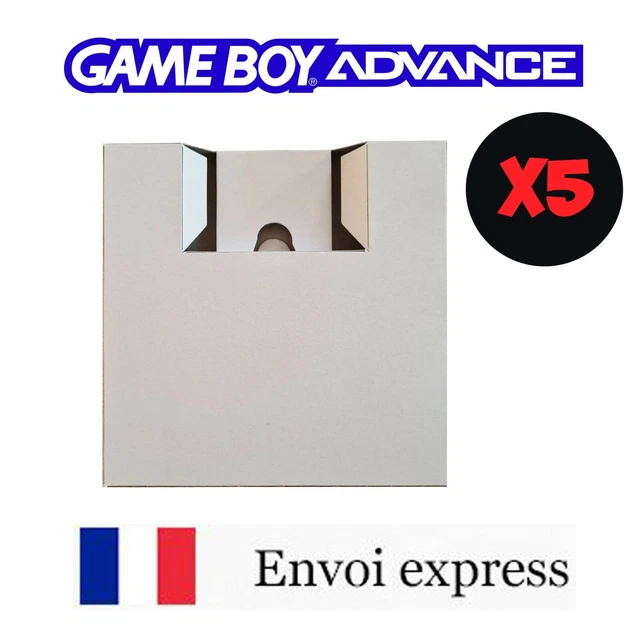Lot De 5 Boîtiers De Rangement Pour Jeux Game Boy Classic Et Color - Carton Blanc