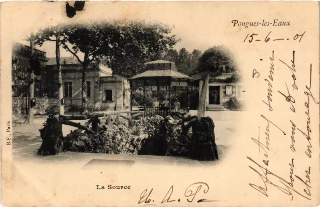 CPA POUGUES-les-EAUX - La Source (456835)