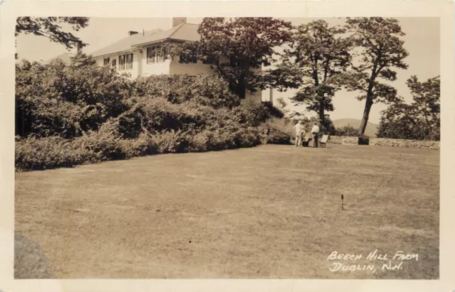 A View Of Beech Hill Farm, Dublin, New Hampshire NH RPPC