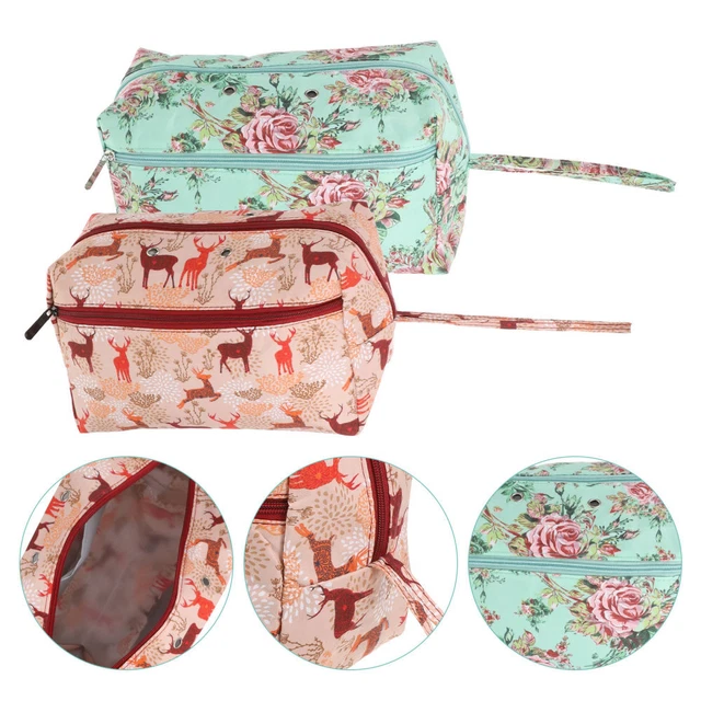 Bolsa de almacenamiento de tela Oxford de lana bolsa de herramientas de punto a prueba de polvo