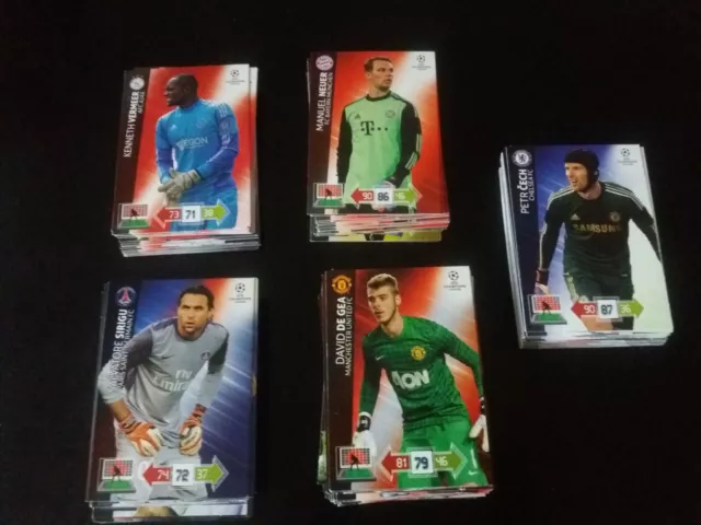 Panini Adrenalyn Champions League 2012/13 - 216 Cartes Differentes - Voir Liste