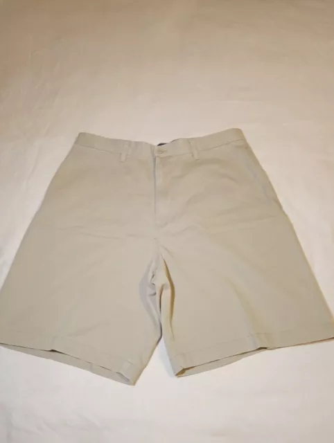 Tommy Hilfiger Men's Shorts Size 34 Classic Fit Beige Flat Front