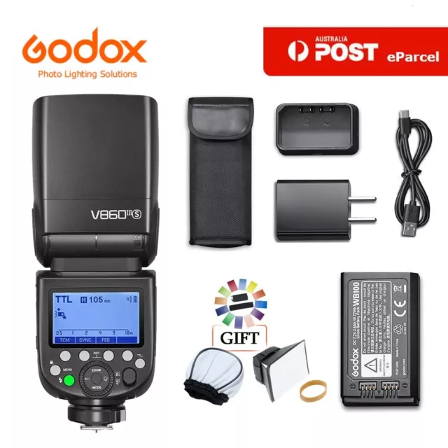 Godox V860IIIS I-TTL HSS 2.4G wireless Camera Speedlite Flash light for Sony