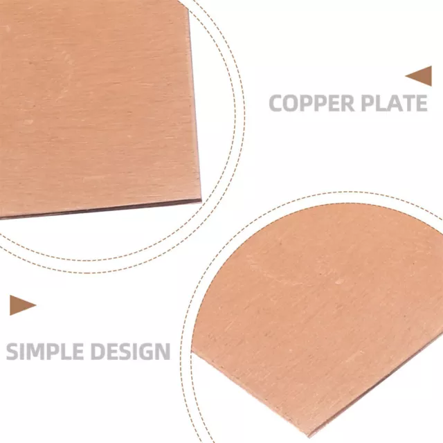 24 Sheets Jewelry Making Copper Sheets Metal Plates Copper Plate for Crafts DIY