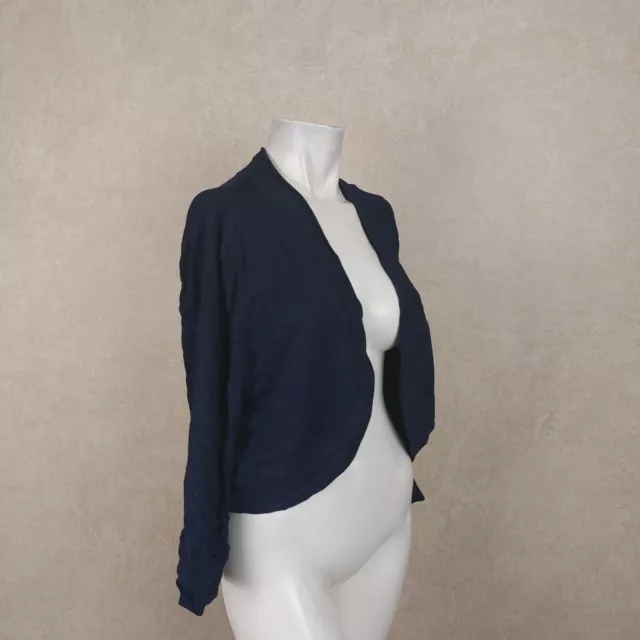 JESSICA HOWARD New Womens Navy Blue  Bolero Jacket Plus Size 1X  __ NWT B13A3 3
