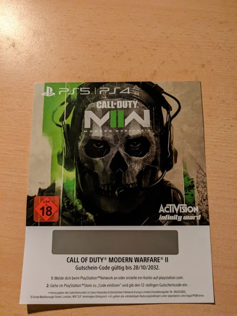 CALL OF DUTY Modern Warfare 2 Cod MW II PlayStation 5 und 4 PS5 PS4 ...