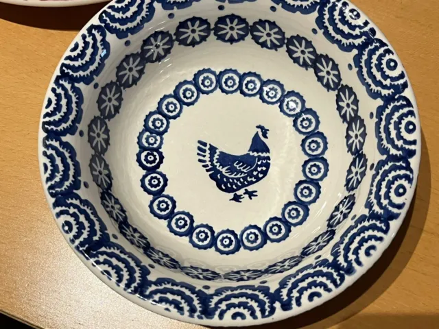Emma Bridgewater Blue Chicken Cereal Bowl