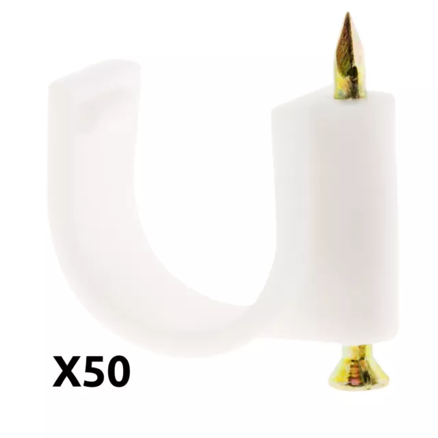 50 attaches Ø20 blanc - Zenitech 2