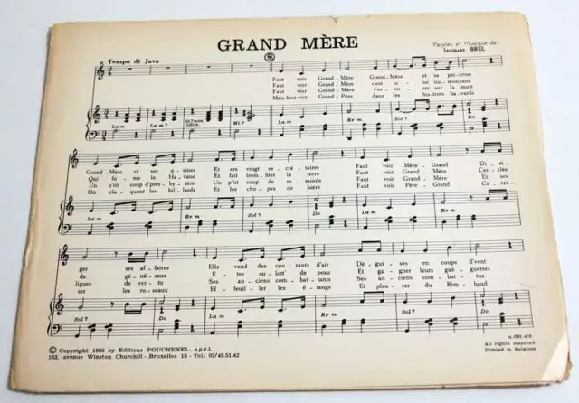 PARTITION CHANSON Du Cidre 1936 / French Piano Score Cider Song EUR 9,90 -  PicClick FR