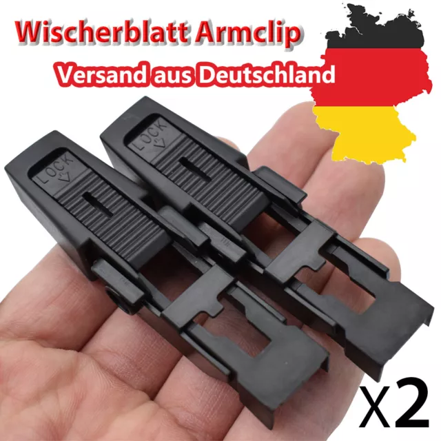 x2 Wischerblatt Armclip Verriegelung Für Land Rover Discovery 2 TD5 61618231740