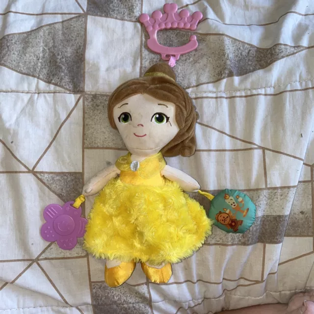 Disney Baby Plush Clip Baby Activity Toy Beauty & The Beast (see Description)