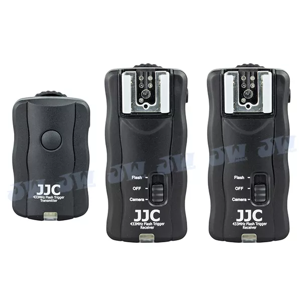 JJC Receiver*2 Wireless Remote Control & Flash Trigger For Canon Nikon Speedlite