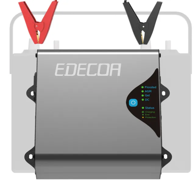 Caricabatterie EDECOA AC a DC 12V 30A con funzione PFC