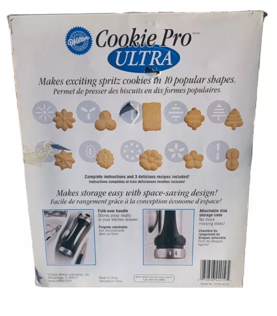 Prensa de galletas Wilton Cookie Pro Ultra, totalmente nueva 3