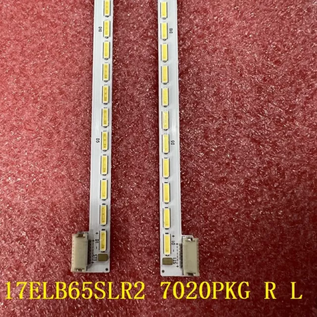 Tira de LED (2) para P65UP0317A 65FME249B 65AO3USB 17ELB65SLR2 7020 PAQUETE 84EA R L