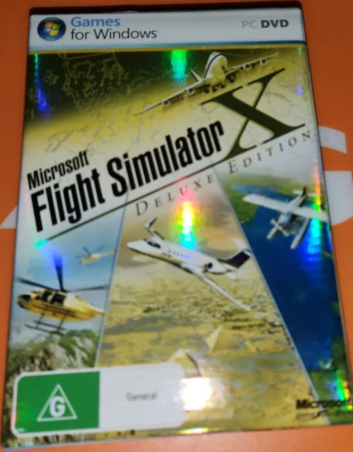 Flight Simulator X - Deluxe Edition - 2DVDs - Dvd-rom