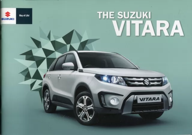 Suzuki Vitara UK market full colour sales brochure 2016