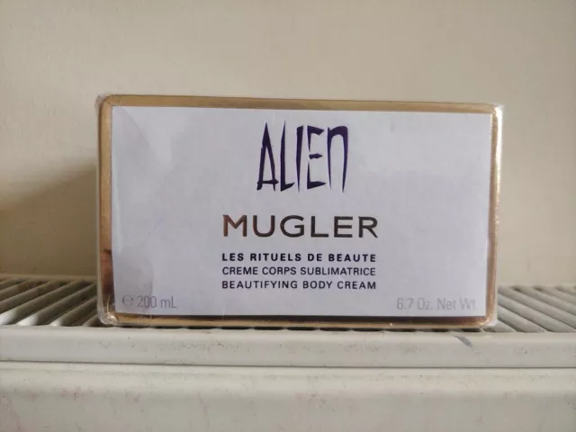 Thierry Mugler Alien Beautifying Body Cream 200Ml New Boxed Sealed Bnwt