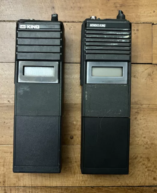 1 pair of Bendix King B/H Handheld Radio LPH 5142 with batteries (untested)