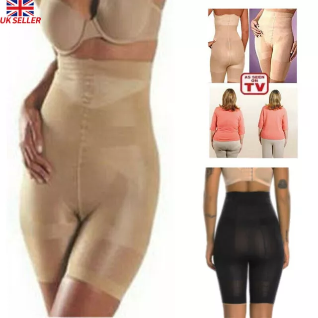 Women Compression High Waist Shorts Tummy Control Body Shaper Girdle Pants  Lady