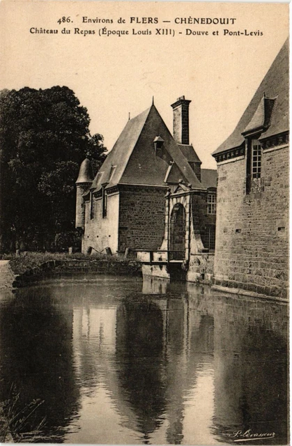 CPA AK Env. de FLERS - Chénedouit - Chateau du Repas (Époque Louis (355796)