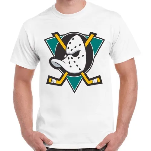 Mighty Ducks NHL Hockey Team Logo Cool Gift Retro T Shirt 2331