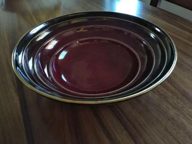 LARGE CARLTON WARE ROUGE ROYALE BOWL carltonware