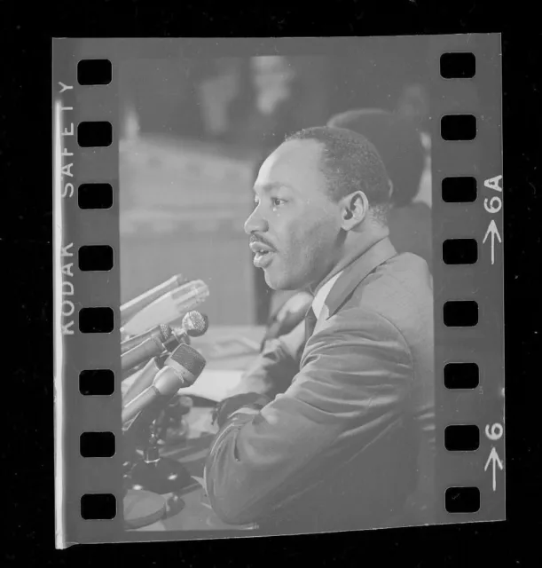 Civil Rights Vintage Photo Negative Martin Luther King Jr Great Pose Original 9