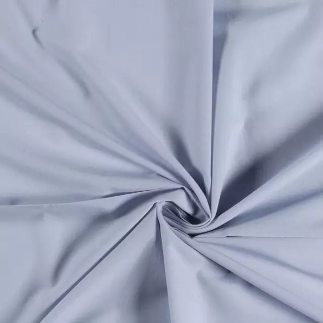 Plain 100% Cotton Voile Fabric Material PALE BLUE