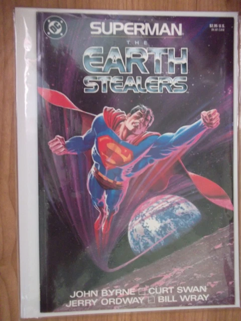 Superman: The Earth Stealers By Byrne, Swan, Ordway And Wray, May 1988