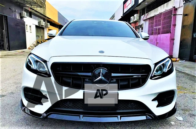 FOR MERCEDES E CLASS W213 A238 C238 AMG SPORTS E63 LOOK FRONT SPLITTER LIP 2021+ main image 1