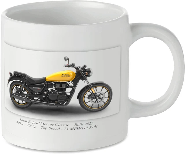 ROYAL ENFIELD METEOR Classic Motorcycle Tea Coffee Mug Biker Gift