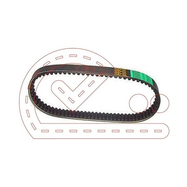 Cinghia Trasmissione Mitsuboshi G9003900 Per Yamaha VP X-City 250cc E Modelli Compatibili - Foto 1