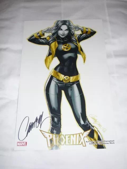 2018 SDCC PHOENIX ART PRINT #3 SIGNED EDITION BY J SCOTT CAMPBELL 11x17