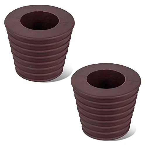 YiePhiot Patio Umbrella Cone Umbrella Wedge Plug for Patio Table 2 Pack Brown