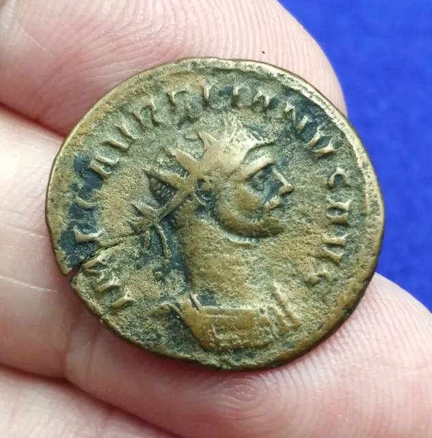 *Father Of Christmas* Ancient Roman Coin Aurelian 272-274 Ad Ae Antoninianus