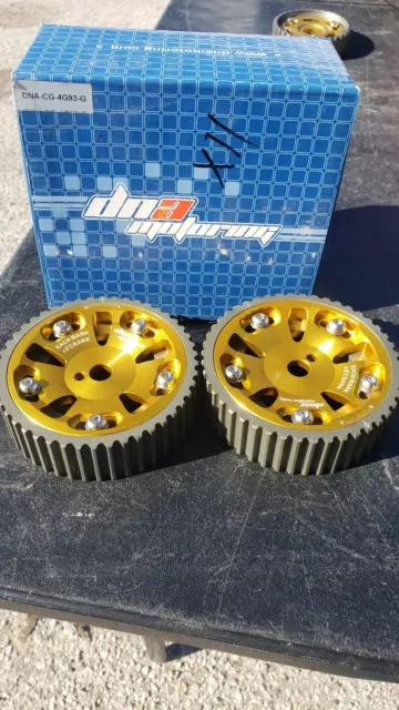 For MITSUBISHI 4G93 ENGINE MOTOR ALUMINUM ADJUSTABLE CAM GEAR WHEEL SPROCKET
