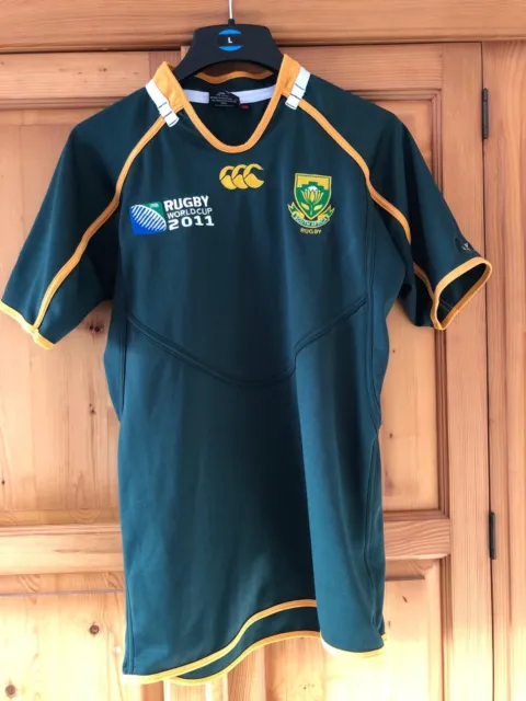 South Africa Rugby Union World Cup 2011 Jersey Canterbury M Great Condition