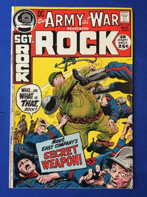 Our Army at War #238 FN+ (6.5) DC ( Vol 1 1971) Sgt Rock, Kubert art (C)