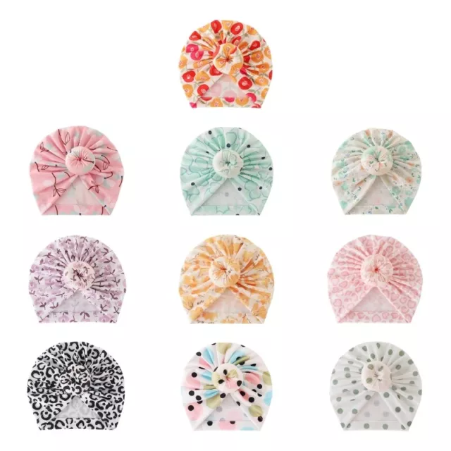 Baby Indian Turban Hat Floral Infant Accessories 0-12M Baby Headdress