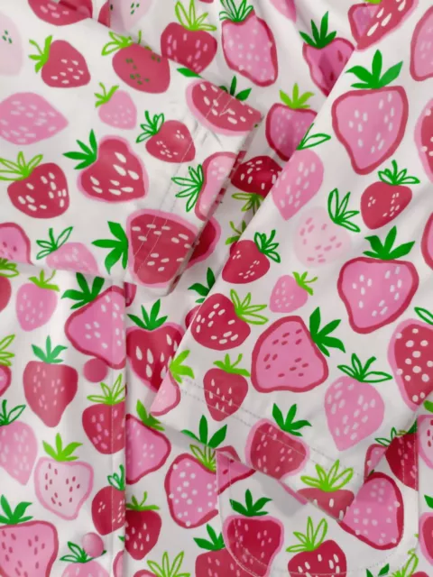 Impermeabile bianco Hatley Childrens coppa alla fragola UK/USA taglia 8 EU 128 eccellente 3