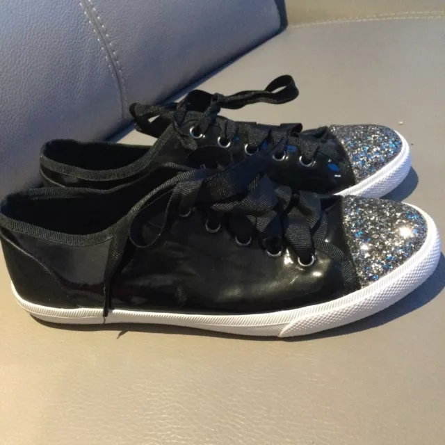 Carvela jasper deals glitter trainers