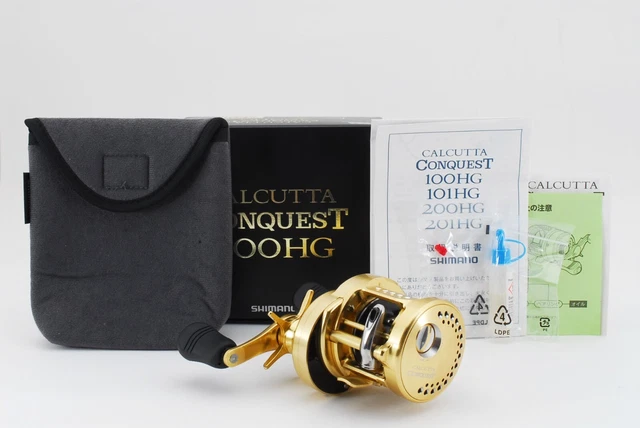 🌟Mint🌟 Shimano 15 Calcutta Conquest 200HG Right Baitcast Reel W/BOX JAPAN #182
