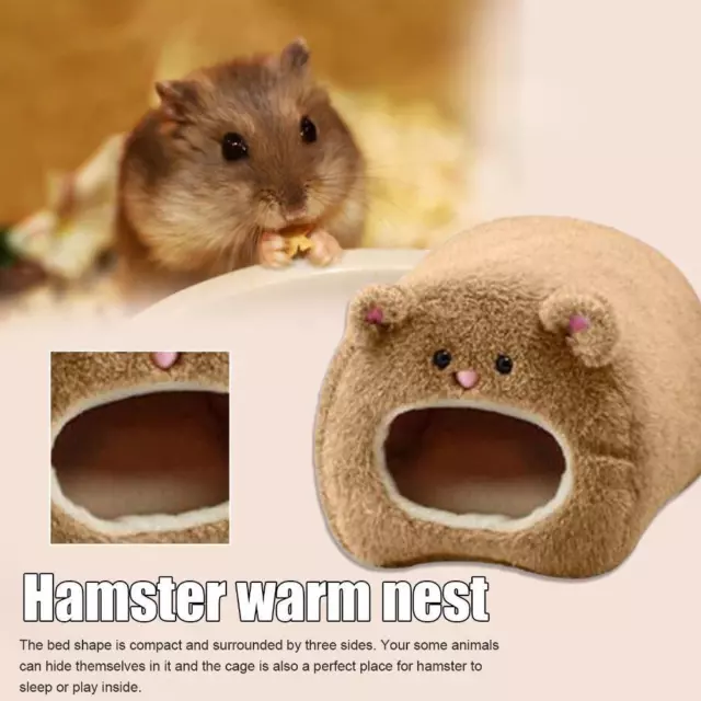 1-5 Stck. Haustier warm Winter Meerschweinchen Hamster Betthaus kleines Rattennest Hängematte weich