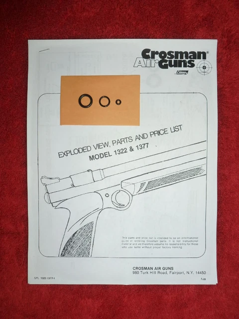 TWO (2) O-Ring Seal Reseal Repair Kits For Crosman 600 & 677 CO2 Pistols - Unbranded 3 thumbnail image
