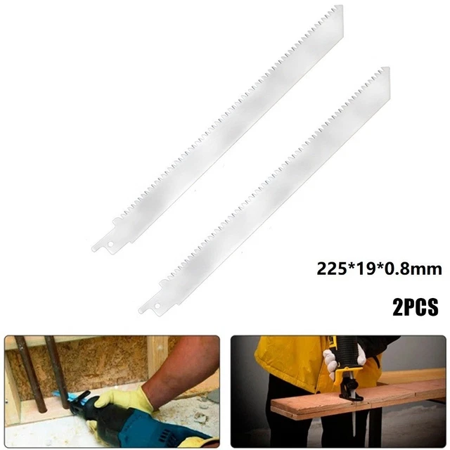 Lames durables en acier inoxydable 225*19 mm pour abattoir et travail du bois