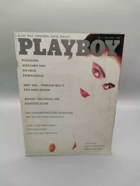 Playboy - Mai 1988 - Natalie Uher - SEHR GUT - Erotik Magazin Zeitschrift