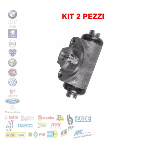 Kit 2 Pezzi Cilindretto Freno Fiat 500 F L Epoca 500 Posteriori 89500