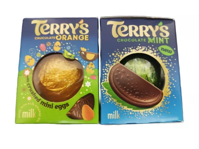 2 X Mix Terrys Chocolate Orange Ball MINT CRUSHED MINI EGGS MILK EASTER Terry's