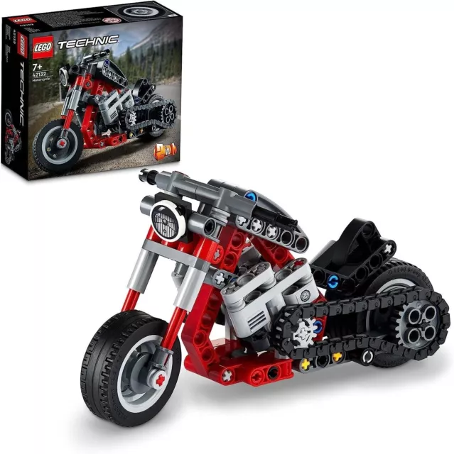 Lego Technic 8051 Motorrad 2in1 mit OVP und Bauanleitung 100% komplett TOP